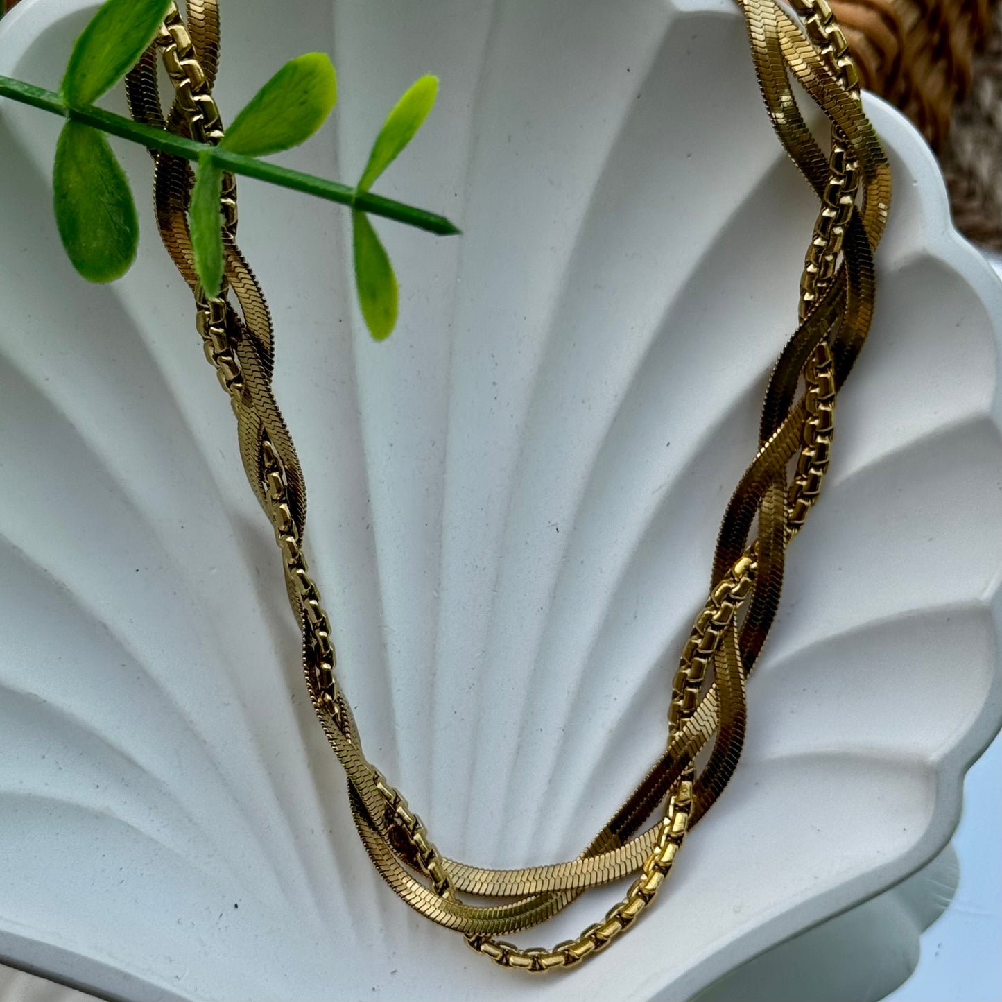 Braid Snake Necklace